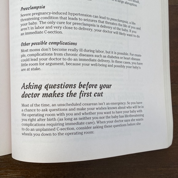 Birth Plans for Dummies, 2013 - Picture 4 of 7